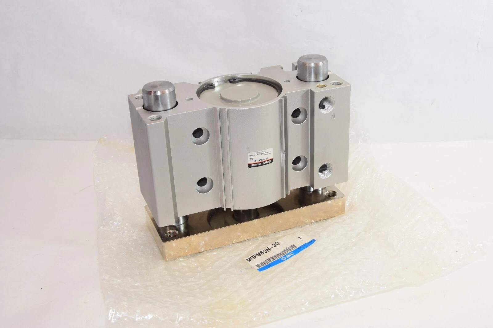 (NEW) SMC MGPM80N-30 1.0MPa 145psi Compact Pneumatic Slide Cylinder