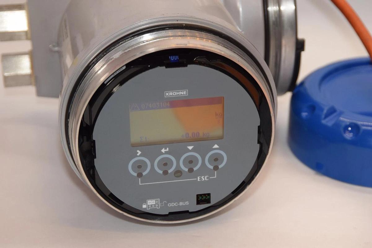 Used Krohne Optimass Meter Head 6400C S25  Flow Meter