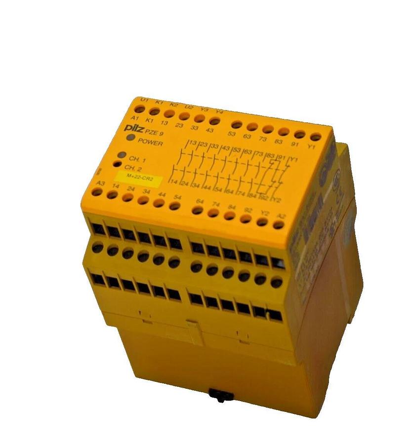 Used PILZ PZE9 24vdc 8n/o 1n/c PZE924vdc8n/o 1n/c 3.5w Safety Relay