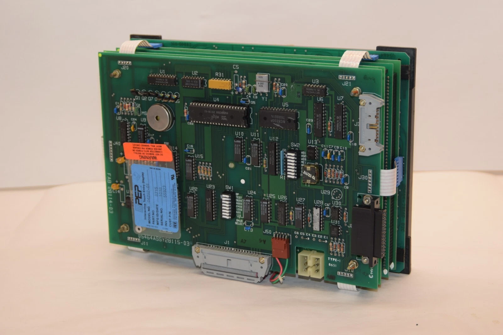 Used IEE 04282-01 Interactive Touch Entry Display