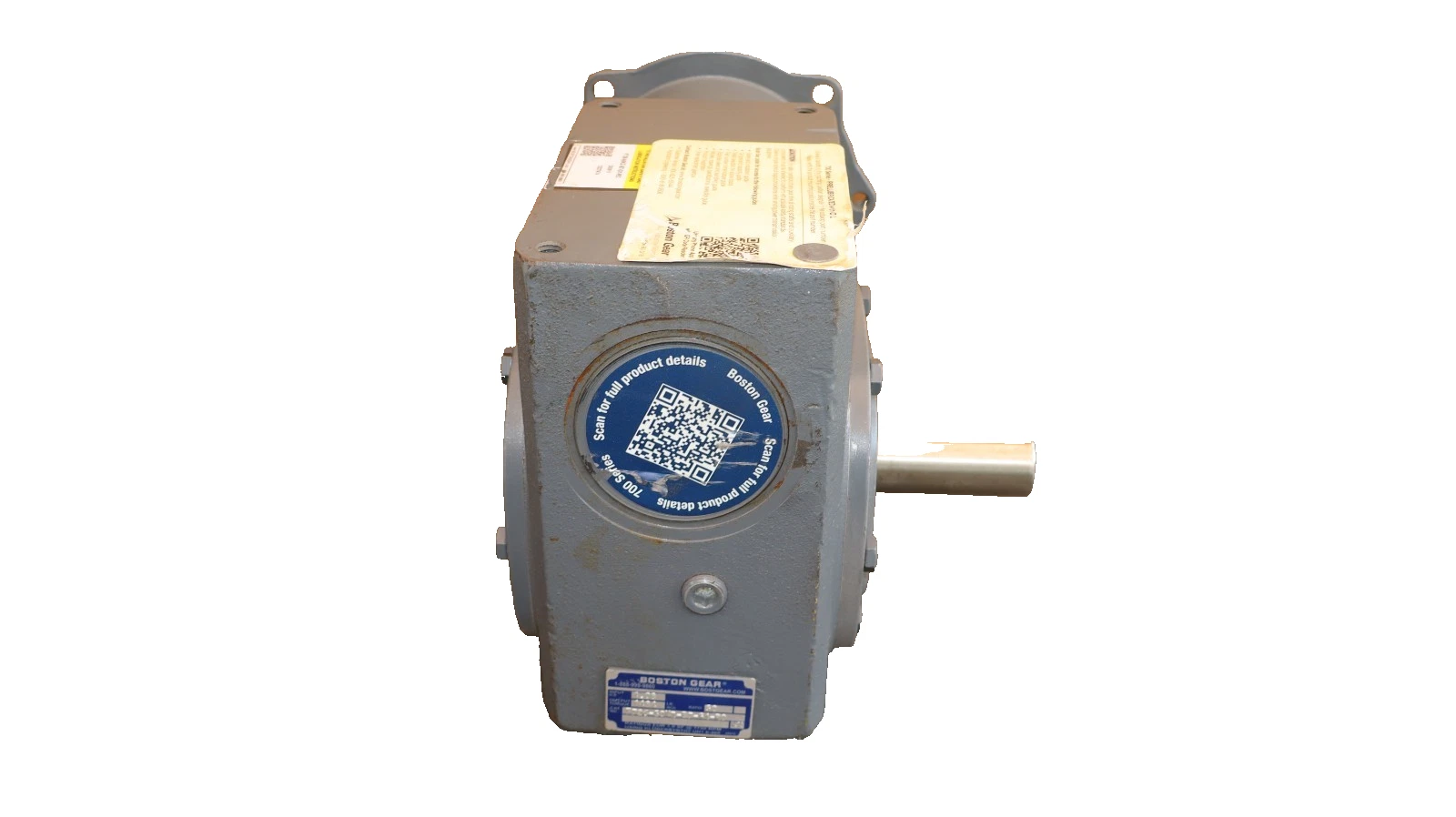 Boston Gear Speed Reducer F726-50KZ-B7-G1-R0 Ratio 50 1484 lb-in 1.08HP (New)