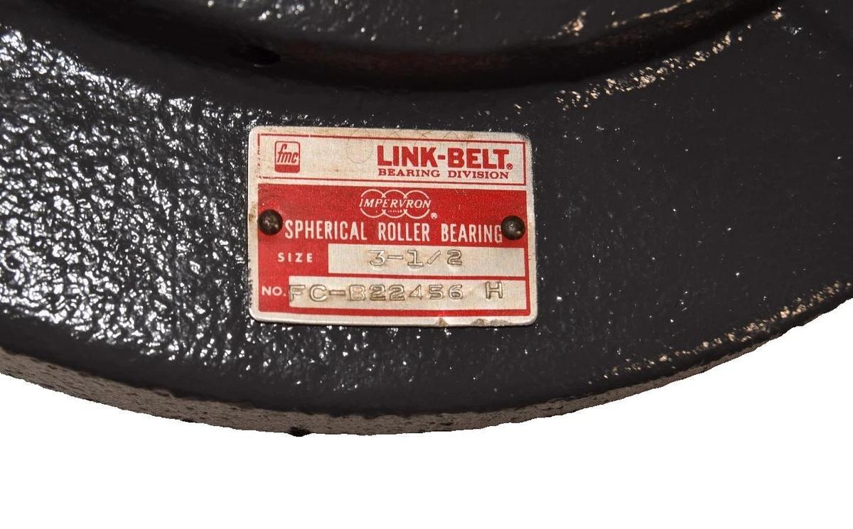 (NEW) LINK-BELT FC-B22456H FC-B22456-0 , 3-1/2" Flanged Spherical Roller Bearing