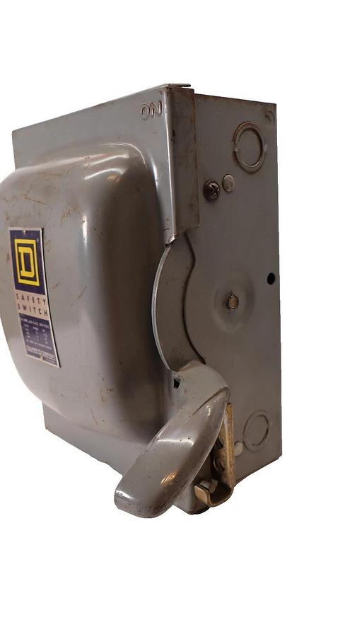 Used SQUARE D K-313304 K313304 30Amp 30 A 3ph 600Vac 250Vdc Safety Switch