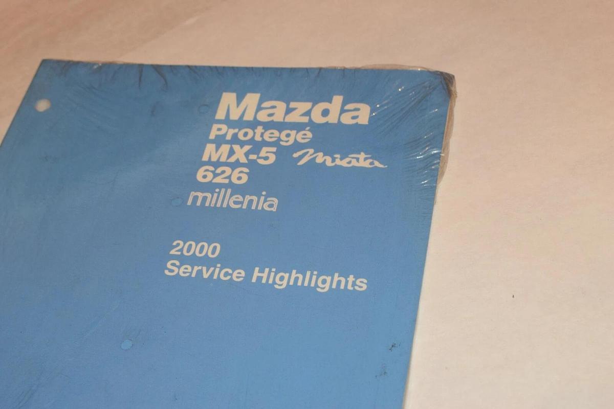 (New) 2000 Mazda Miata MX-5 Protege Service Highlights Workshop Repair Manual
