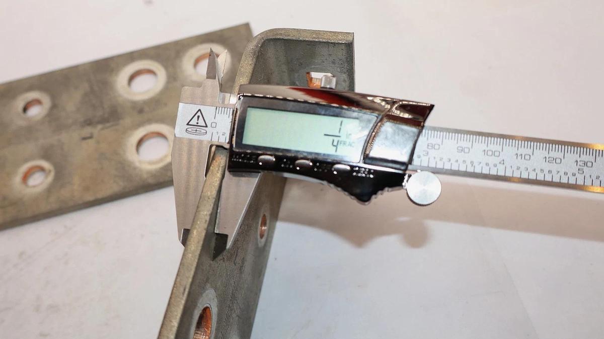 Used 7-1/2" x 4" x 1/4" x 1-1/2" L-Shaped Copper Buss Bar Plate Bracket (Lot of 3)