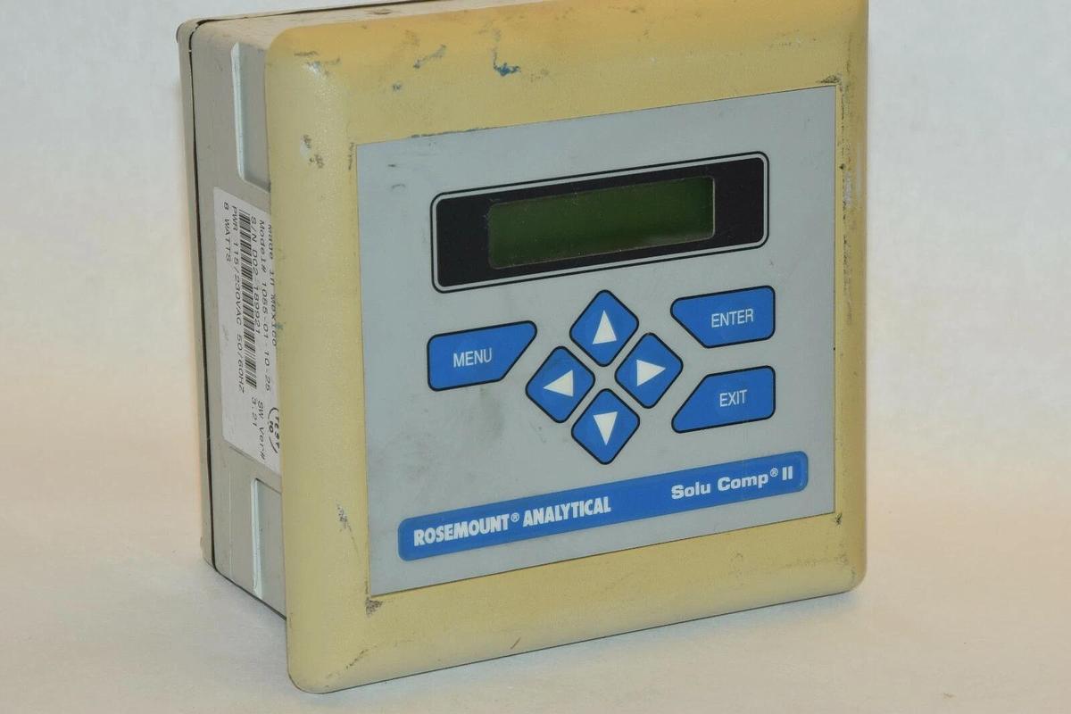Used ROSEMOUNT ANALYTICAL 1055-01-10-25 105 01 10 25 1055011025 230 VAC 8 WATTS