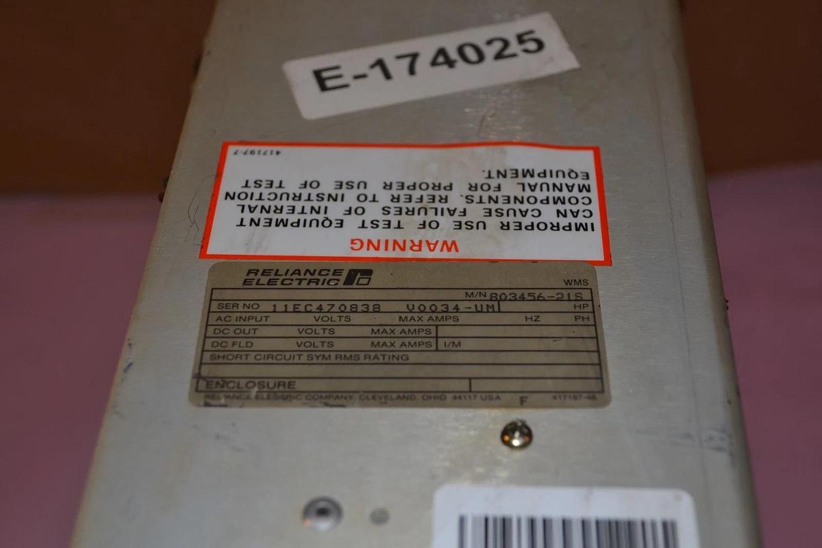 Used RELIANCE ELECTRIC 803456-21S 80345621S 11EC470838 V0034-UM POWER MODULE