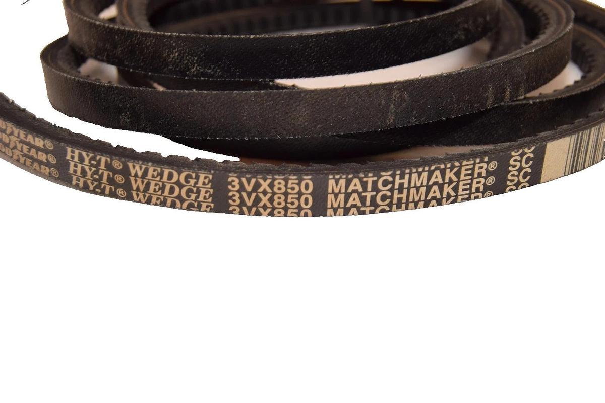 Goodyear Cogged V-Belt Belt 3VX850 HY-T Wedge (Lot of 2 - NEW)