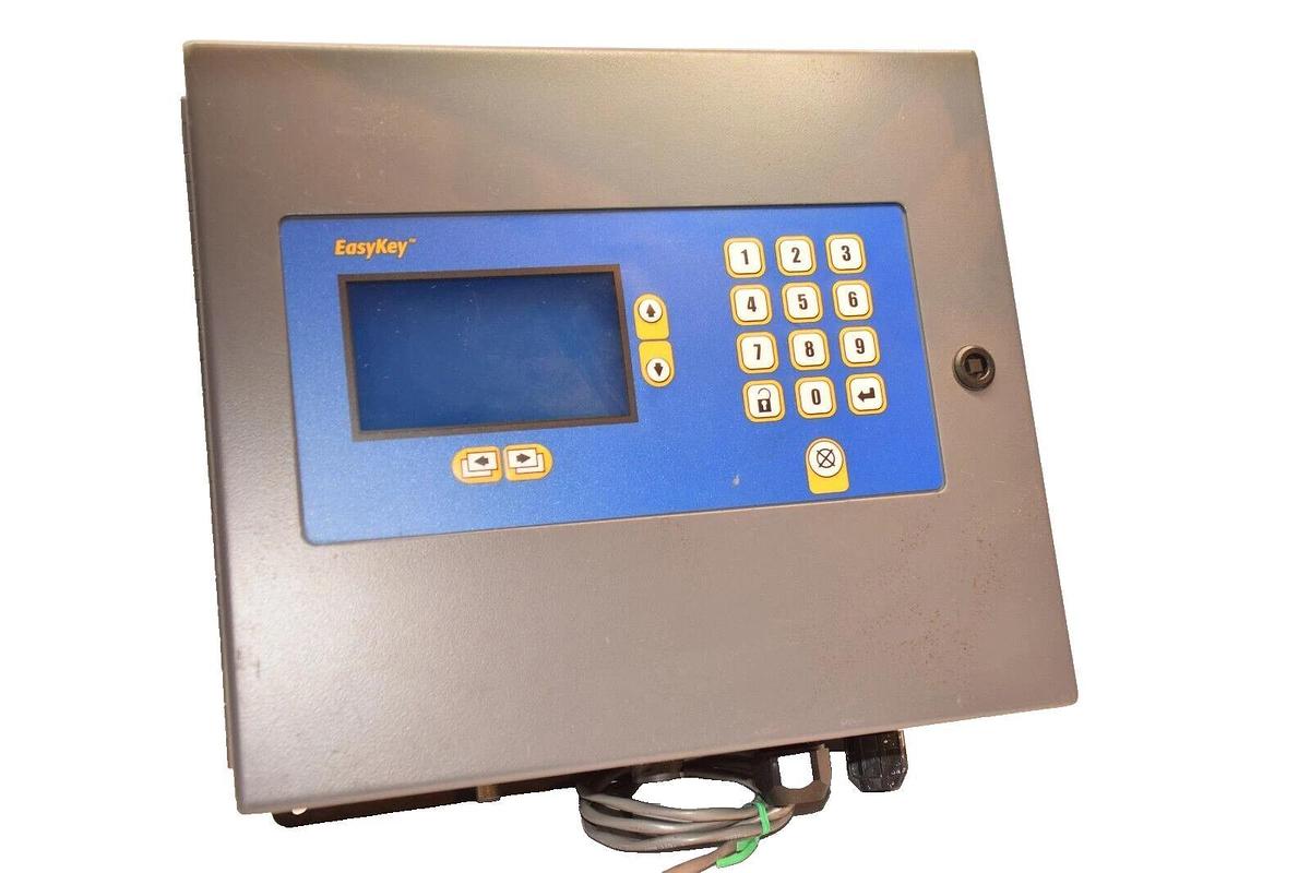 Used Graco Easykey 255767 Display Keypad Operator Interface in Wiegmann Enclosure