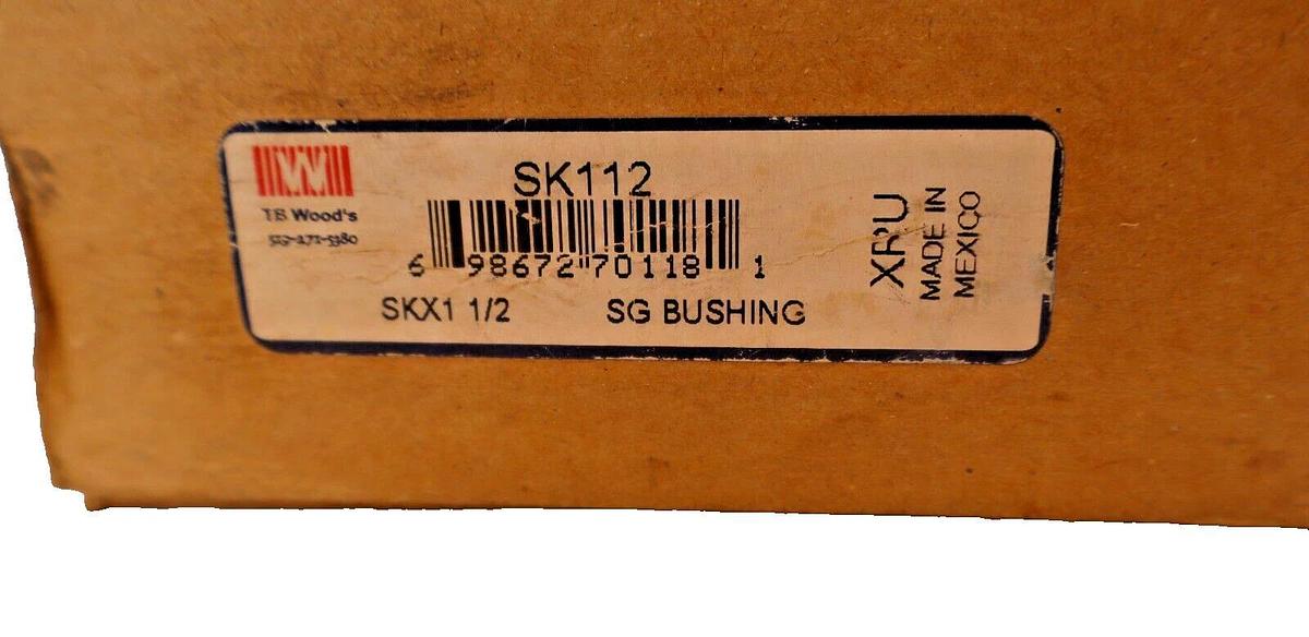 TB Woods SK112 SKX1-1/2 SKX11/2 SG BUSHING  (NEW)