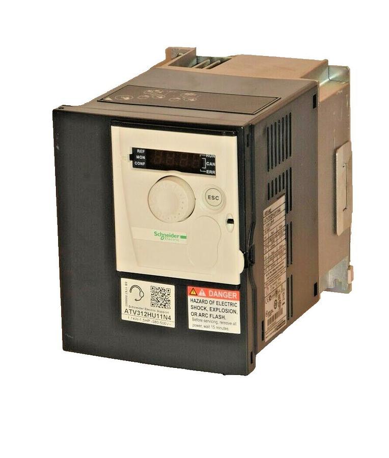 Used Telemecanique Schneider Electric ATV312HU11N4 1,1kW 1,5HP Altivar AC Drive