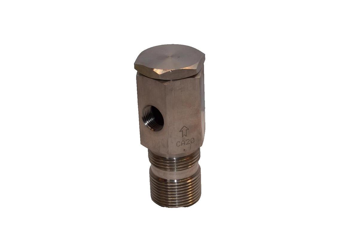 (NEW) CA20 1" osd 3/8" Sanitary Stainless Steel Check Valve With Clean Out