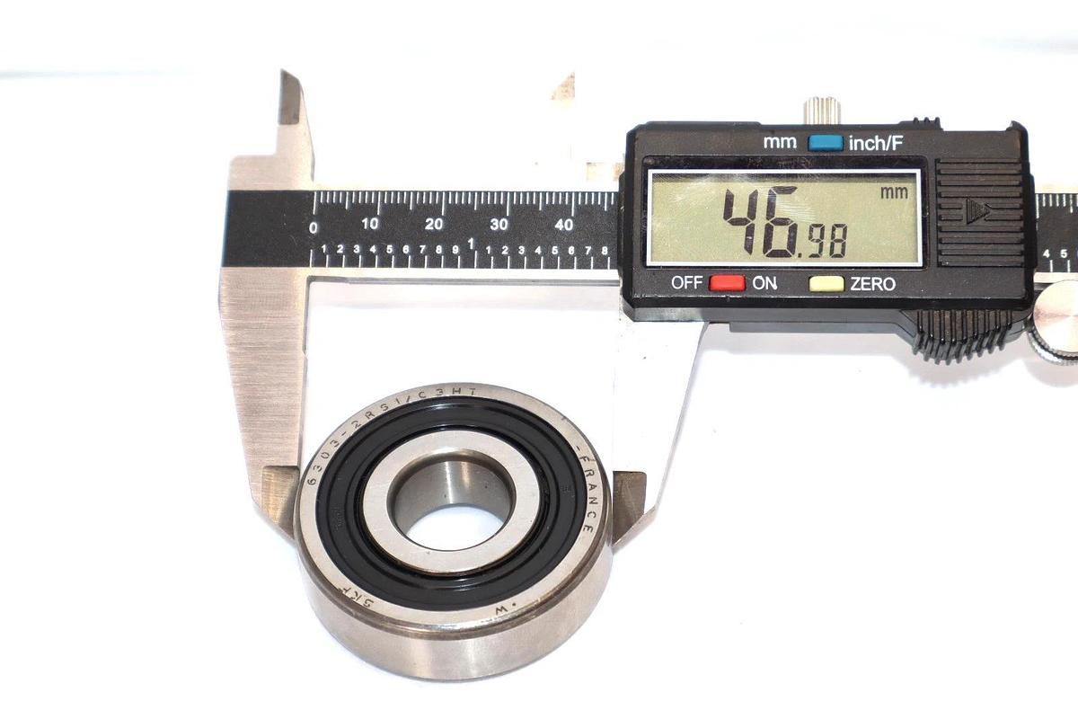 SKF 6303-2RS1/C3HT , 63032RS1/C3HT Bearing (New)