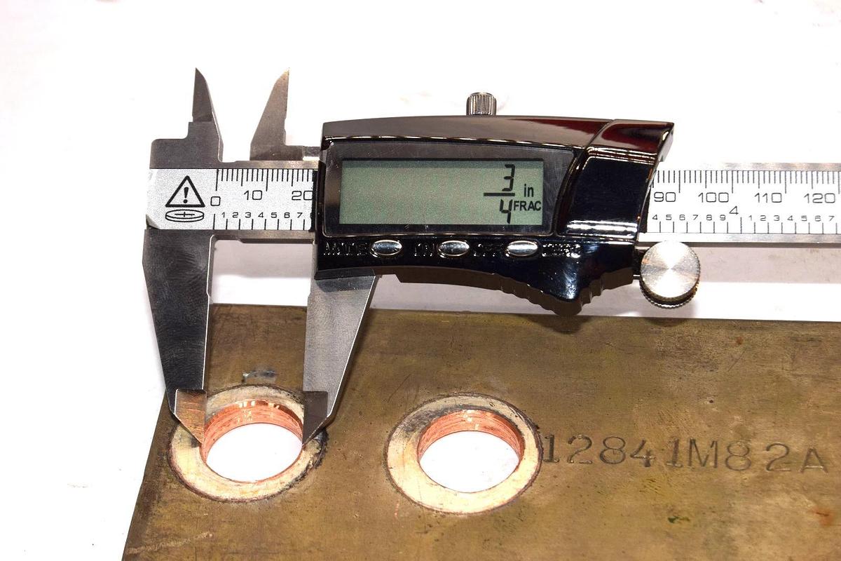 Used Buss Bar 10" x 3" x 1/4" , 12841M82A Copper