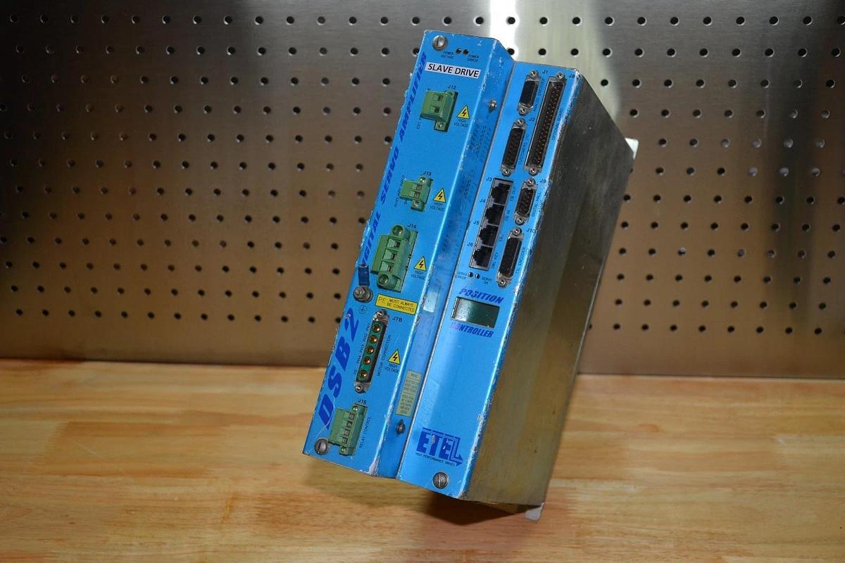 Used ETEL DSB2 Digital Servo Amplifier Slave Drive DSB2P124-211E-000H 300vdc