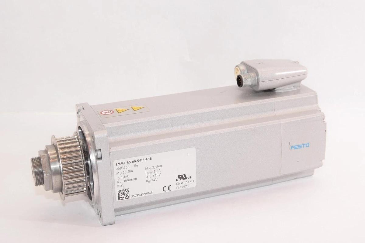 Used FESTO EMME-AS-80-S-HS-ASB 30000rpm Servo Motor