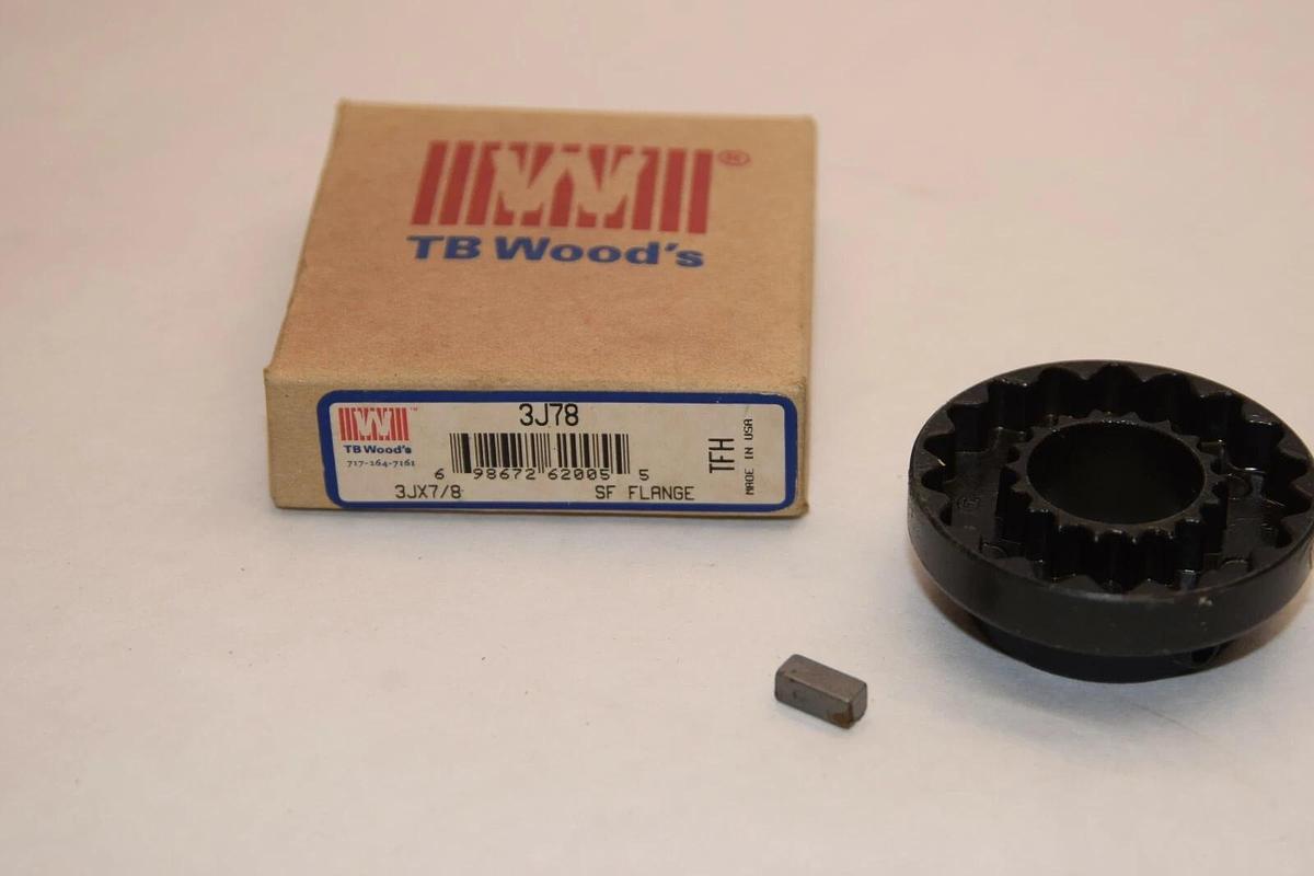 (NEW) TB WOODS 3J78 3JX7/8 7/8" Bore SF Flange