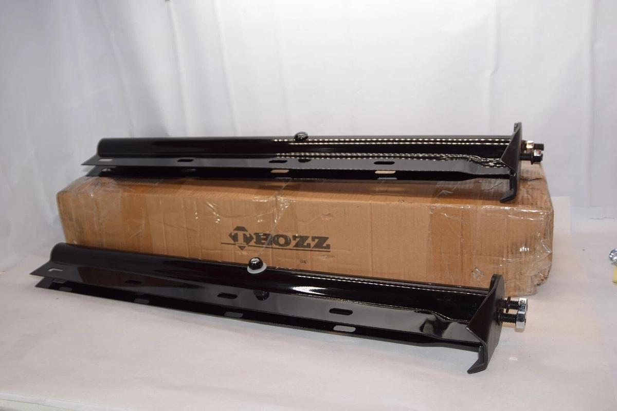 (NEW) BOZZ X002BM63VB Black 2 Bolt 30" Mudflap Hanger