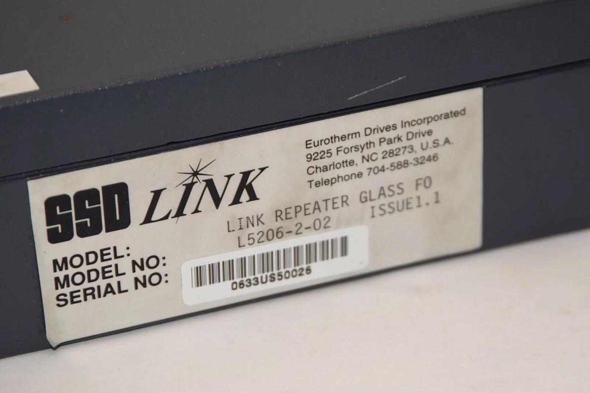 EUROTHERM DRIVES INC. SSD Link L5206-2-02 Issue 1.1 Link Repeater Glass New-READ