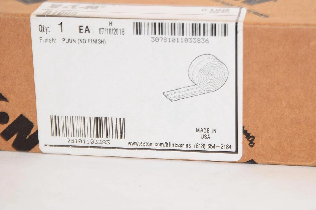Eaton B1999  B-Line Vibra Cushion 20-ft 20' Roll  Plain No Finish (NEW)