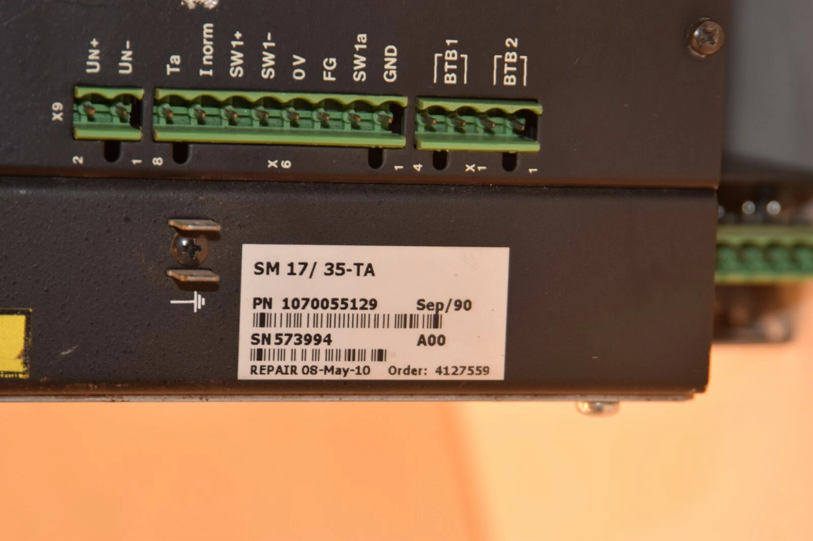 Used Bosch Drive SM 17/35-TA 055129-107, DC 520V SM17/35-TA