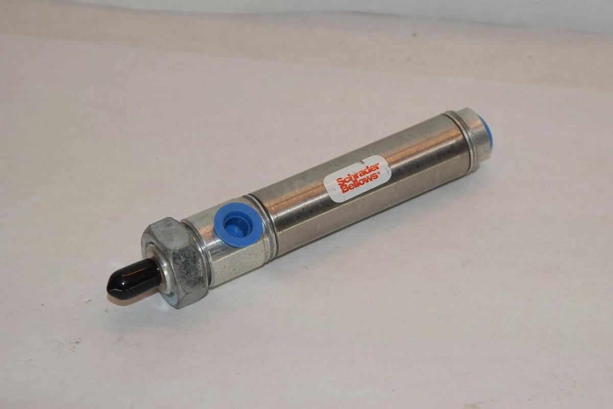 NEW SCHRADER BELLOWS WP567630 D 250psi 3/4" BORE 1.5" STOKE PNEUMATIC CYLINDER