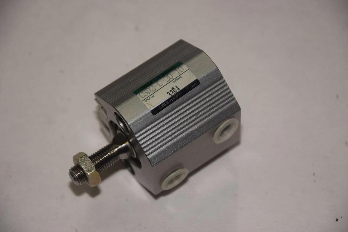 CKD CSD2-L-20-10 CSD2L2010 COMPACT PNEUMATIC CYLINDER NEW