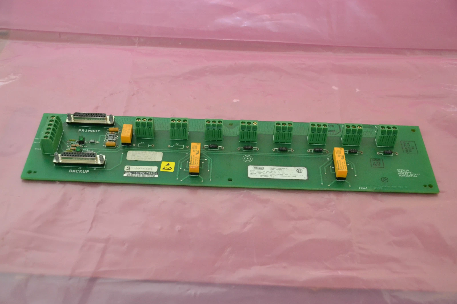 Used FISHER ROSEMOUNT CIRCUIT BOARD CARD CL6872X1-A2 CL6872X1 A2 41B7288X032