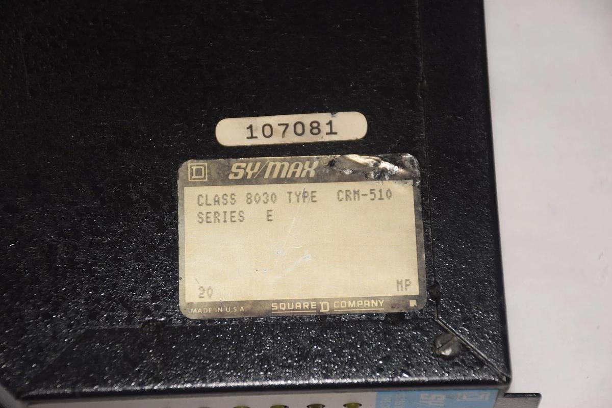 Used SQUARE D SY/MAX 8030 CRM-510 SERIES E  INTERFACE MODULE