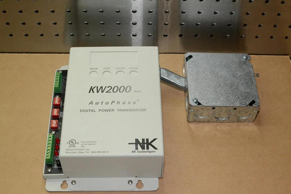 NK TECHNOLOGIES KW2012V KW2000 AutoPHASE power transducer input 120-600V   New