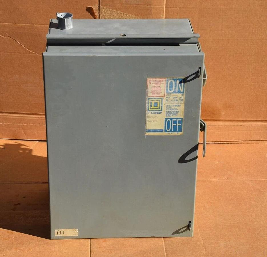 Used SQUARE D I-Line Fusible Busway Switch PQ3220G 200A 200 Amp Ser 6 3P 3P3W  240v