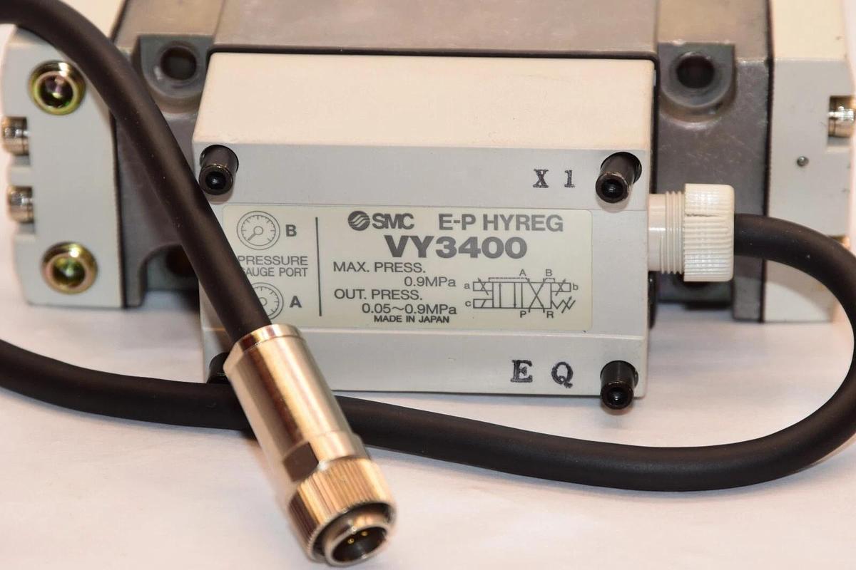 (NEW) SMC VY3400-00-X1 0.9MPa E-P HYREG Pressure Valve