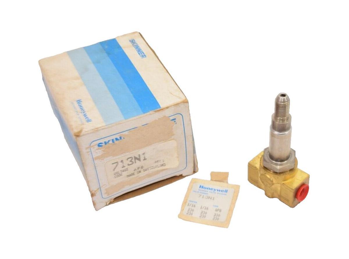 (NEW) HONEYWELL / SKINNER 713N1 1/16" Orifice Valve