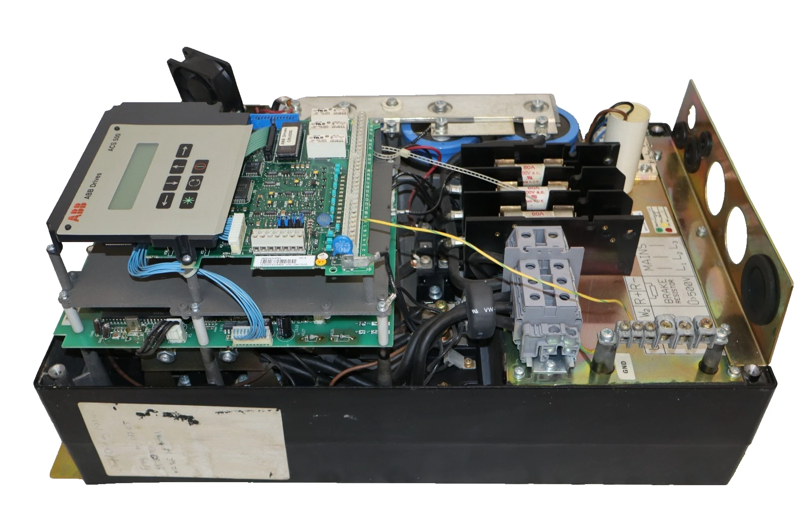Used ABB Drive ACS500 ACS501-025-4-00P51 440-500vac 3p ACS501-025-4-00P51 25hp 30hp