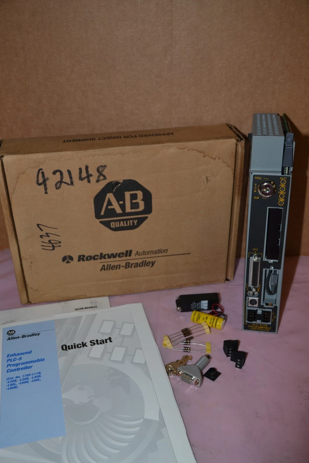 ALLEN BRADLEY 1785L26B 1785-L26B SER. E REV A01 D.1 PROGRAMMABLE CONTROLLER NEW