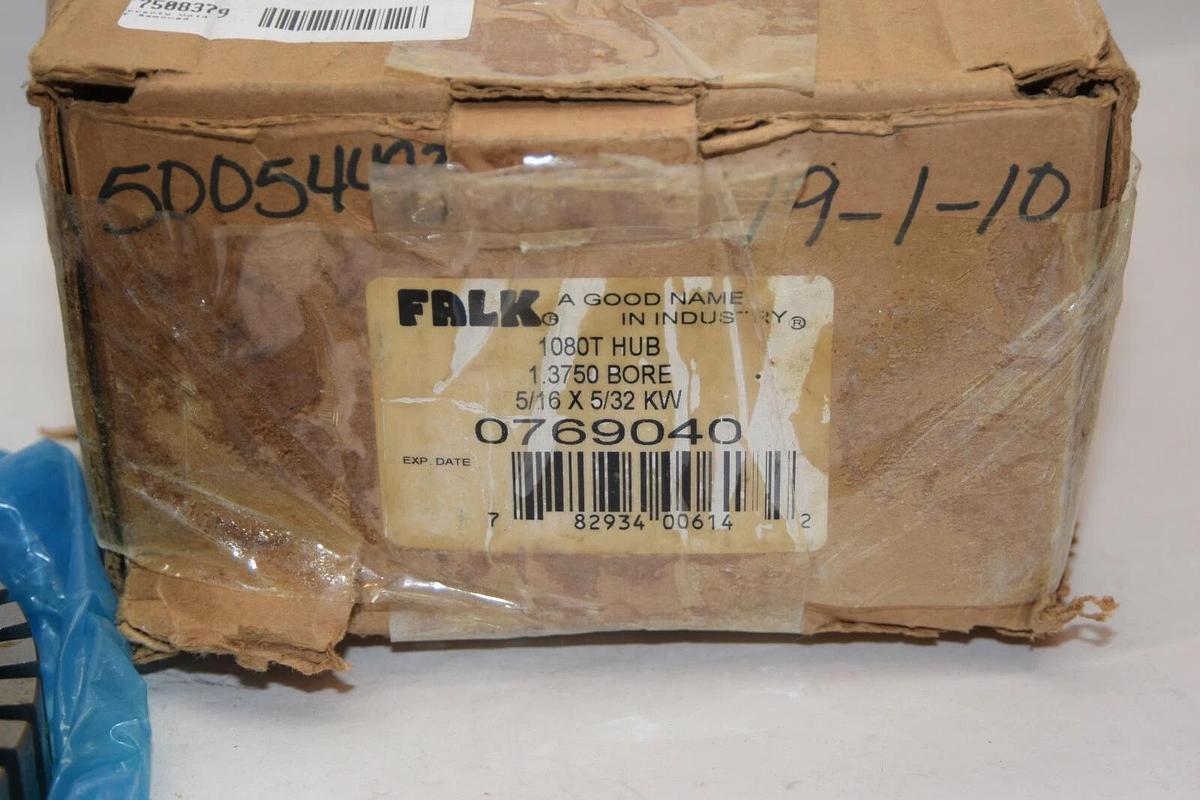 (NEW) FALK 0769040 1.3750 Bore 5/16" x 5/32" kw 1080T Hub