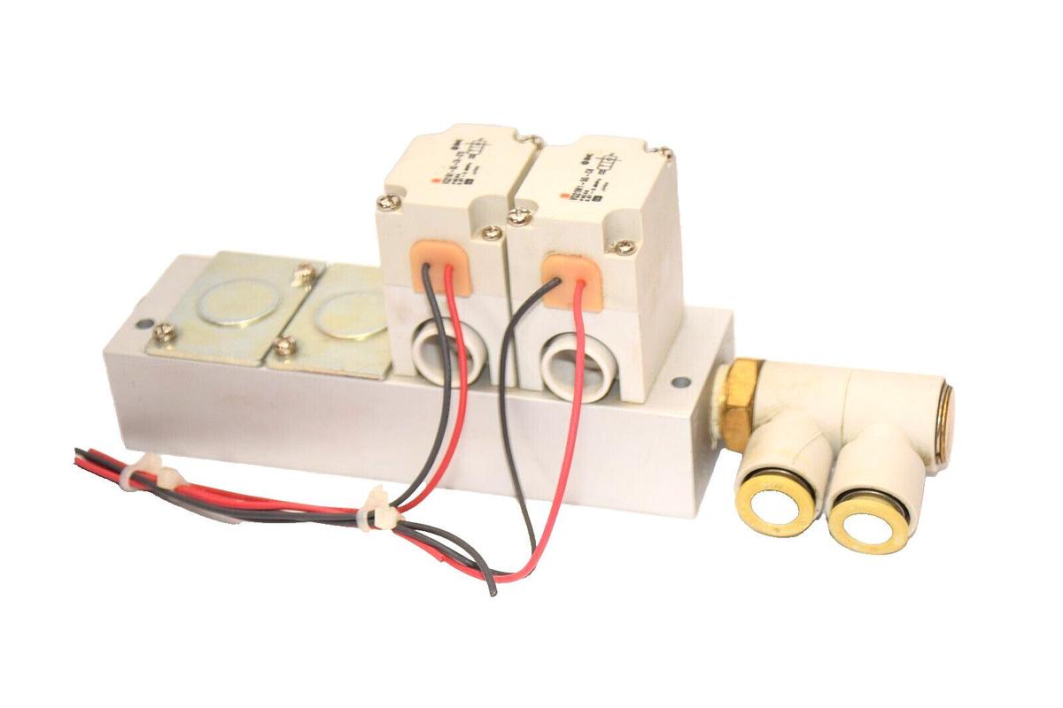 Used SMC Solenoid Valve Manifold A-474-060017 VQ21M1-5G-C6 VQ21M1-5G-C6-X70 Valves
