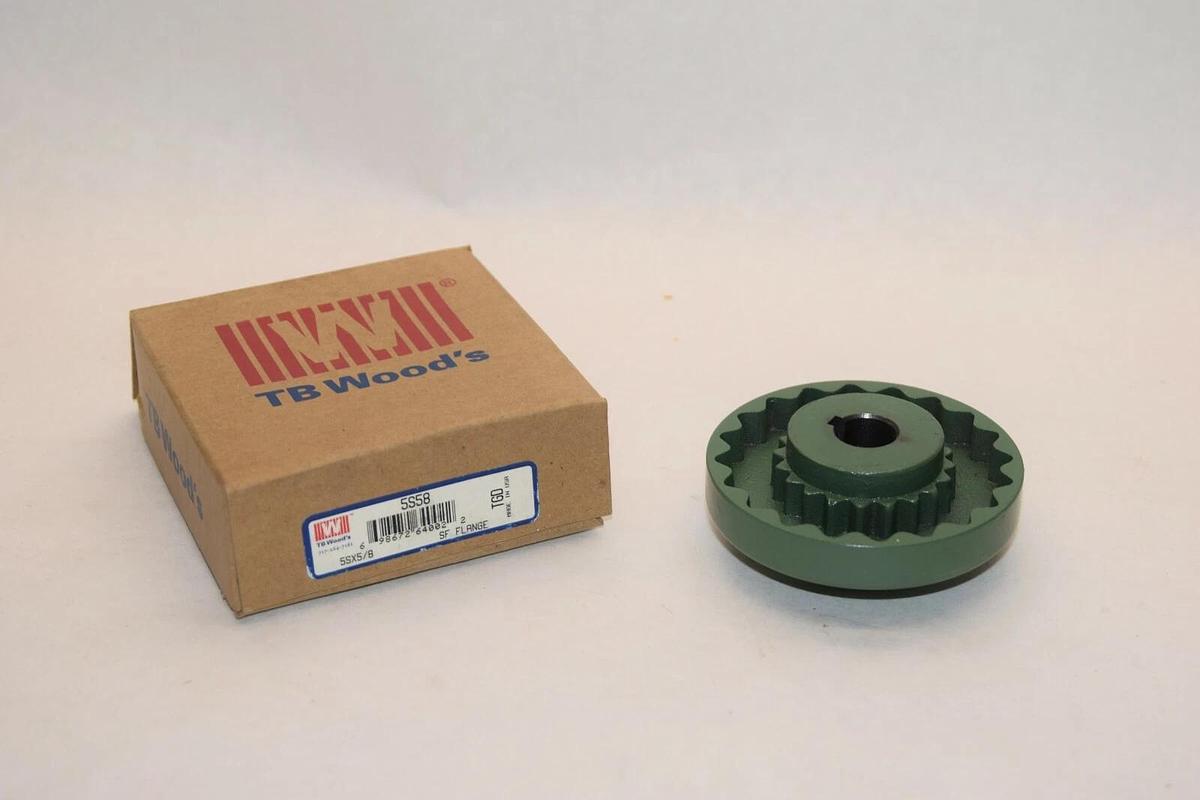 (NEW) TB WOODS 5S58 5SX5/8 5/8" Bore SF Flange