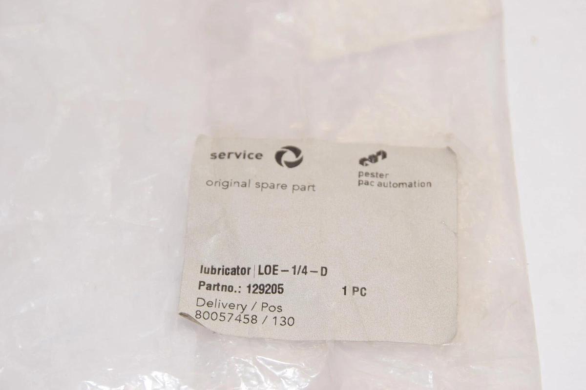 (NEW) FESTO LOE-1/4-D  L0E-1/4-D 129205 240psi 16Bar Air Lubricator