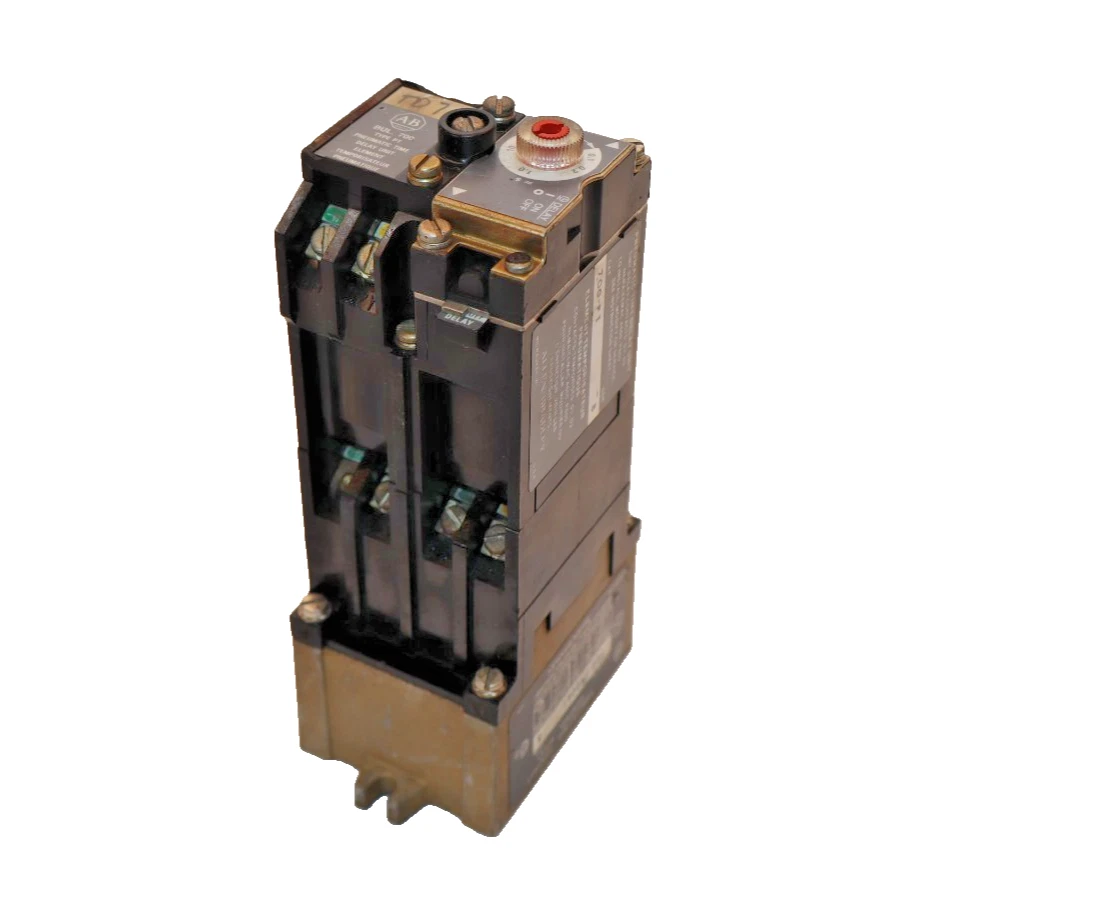 Used Allen Bradley Relay 700-PT Pneumatic Time Delay 700-P400A1 600A Coil: 120V