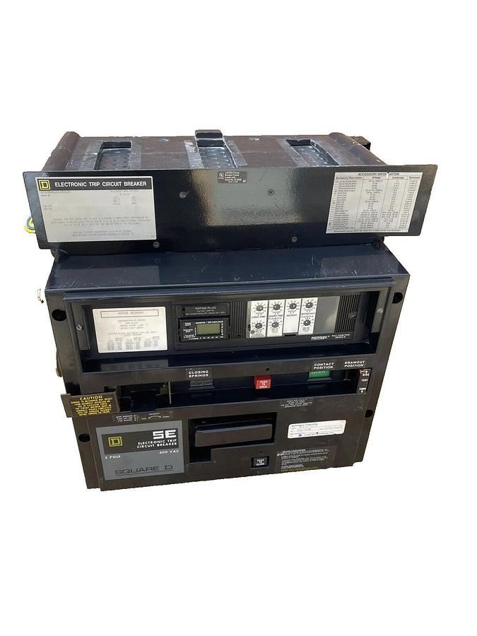 Refurbished Square D Electronic Trip Breaker SQD, SED361600LSGES1, 1600A-3P, SED, 3B, 1600 A