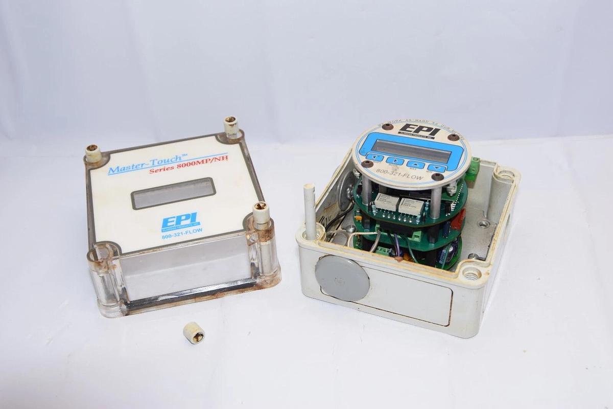 Used EPI 8116MPNH-SSS-133-AC115-NAT Master-Touch Series 8000MP/NH Gas Mass Flowmeter