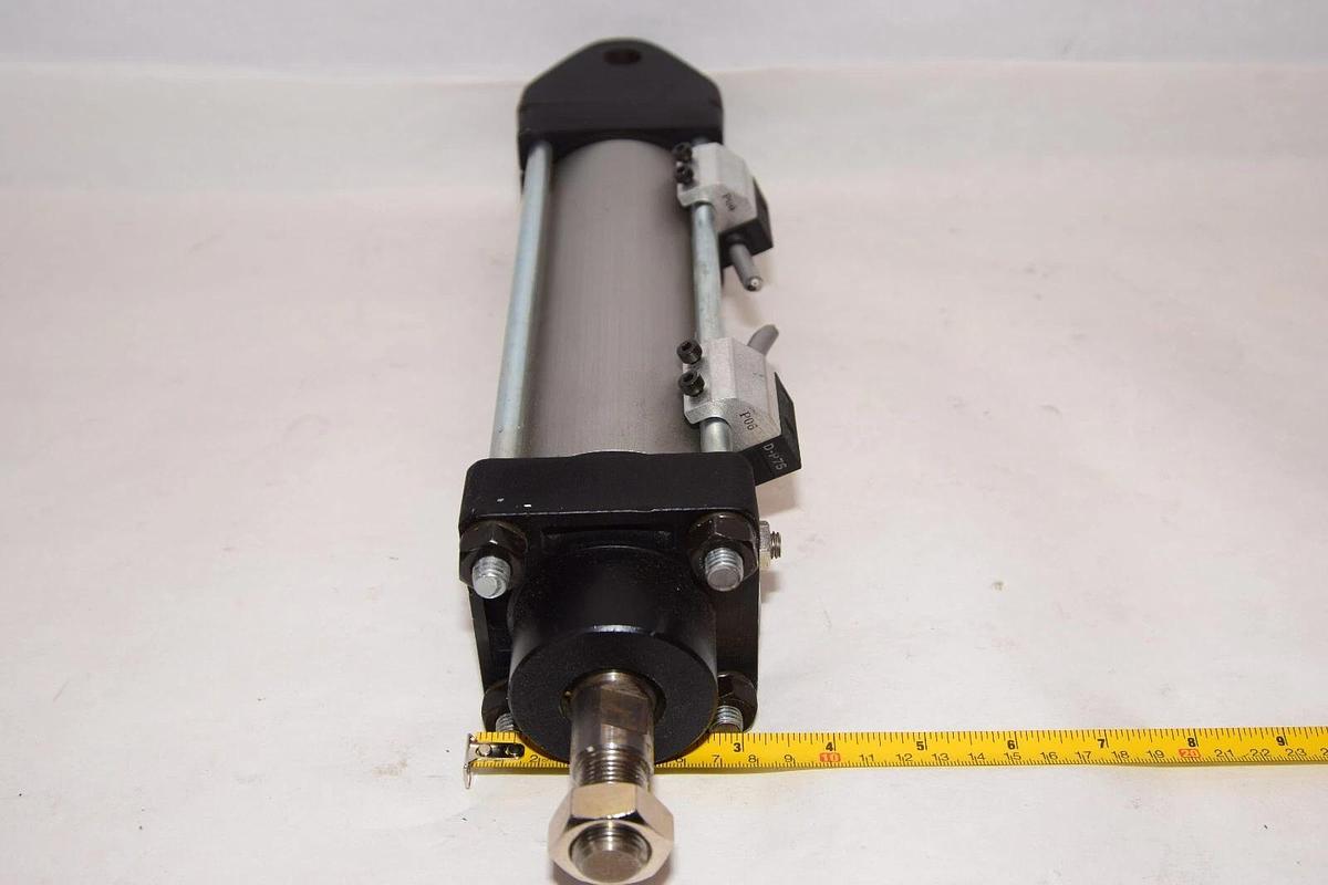 Used SMC ACNL-X2-63X125-CB-P75Z-X338 1.0MPa 145psi Air Cylinder