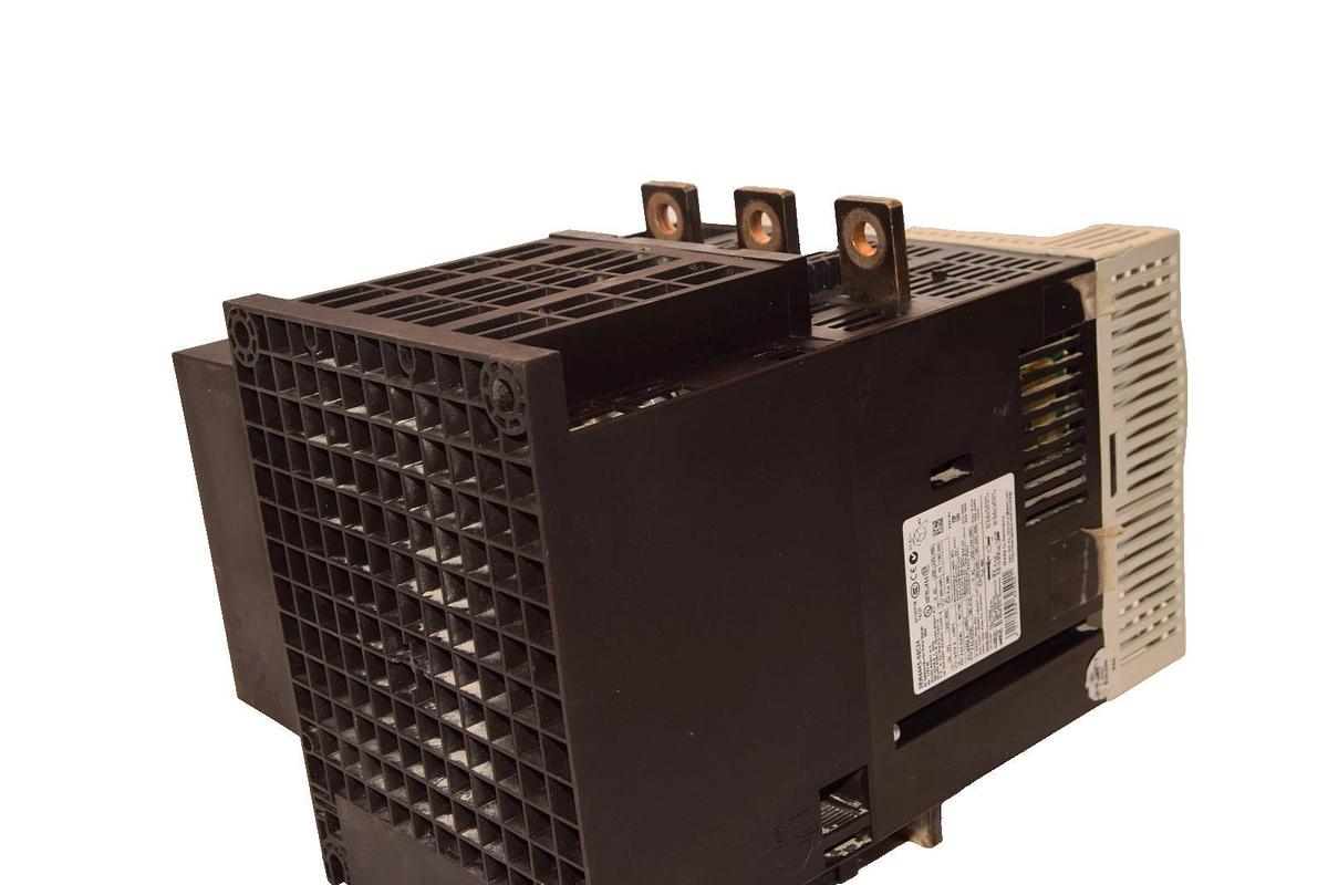 Used Siemens AC Semiconductor Motor Starter 3RW4445-6BC34 SIRIUS 115v DAMAGE TO COVER