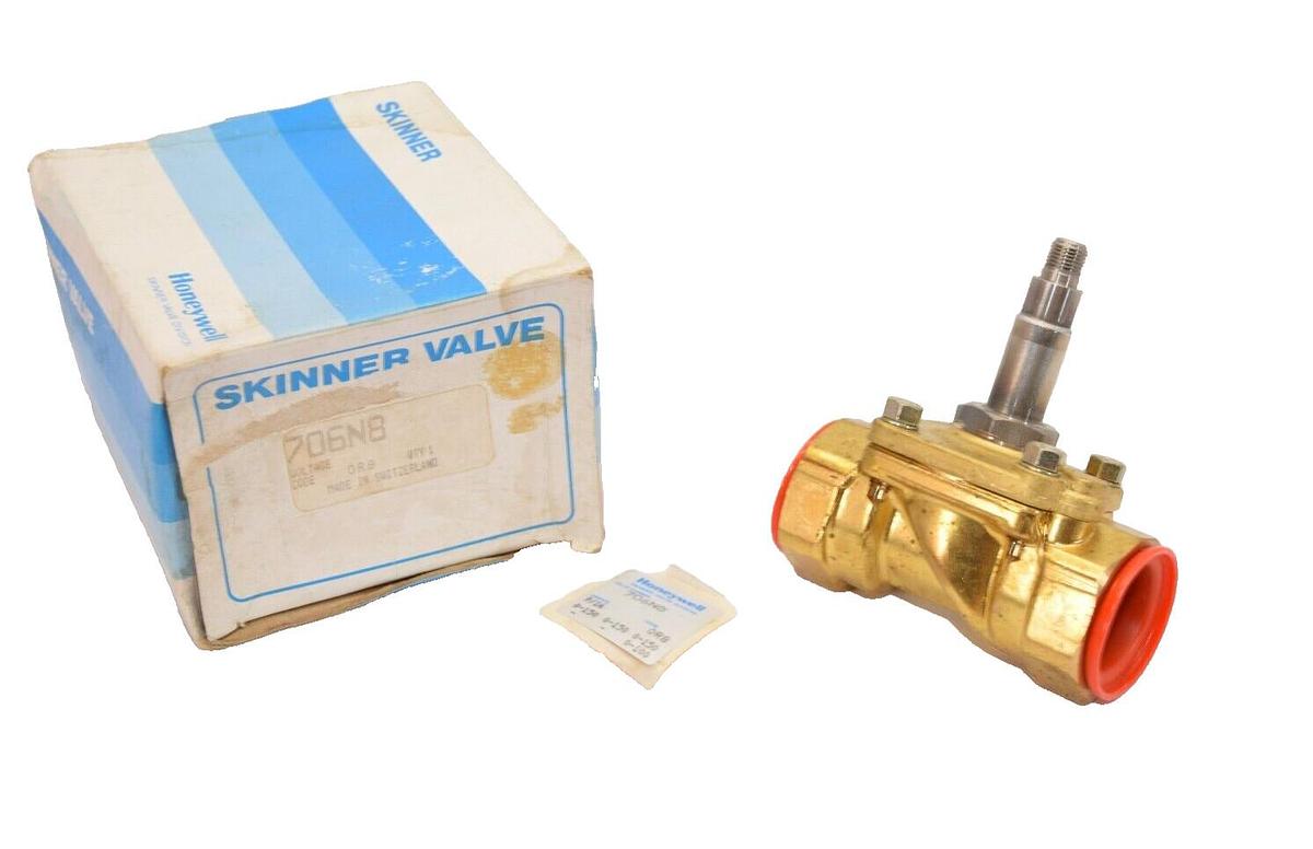 (NEW) HONEYWELL / SKINNER 706N8 2-way direct lift diaphragm valve 9/16" orifice
