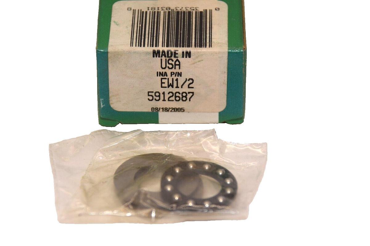 (NEW) INA EW1/2 1/2" Bore Thrust Bearing