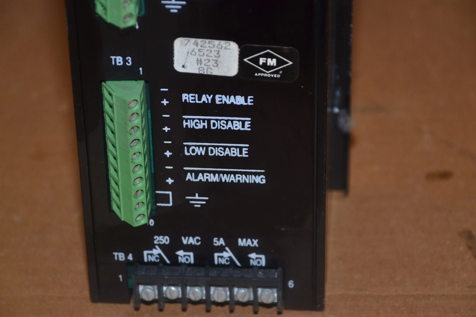 Used Thermotron Industries Therm-Alarm Thermalarm 742562 6523 #23 8G Rev 7 7425626523