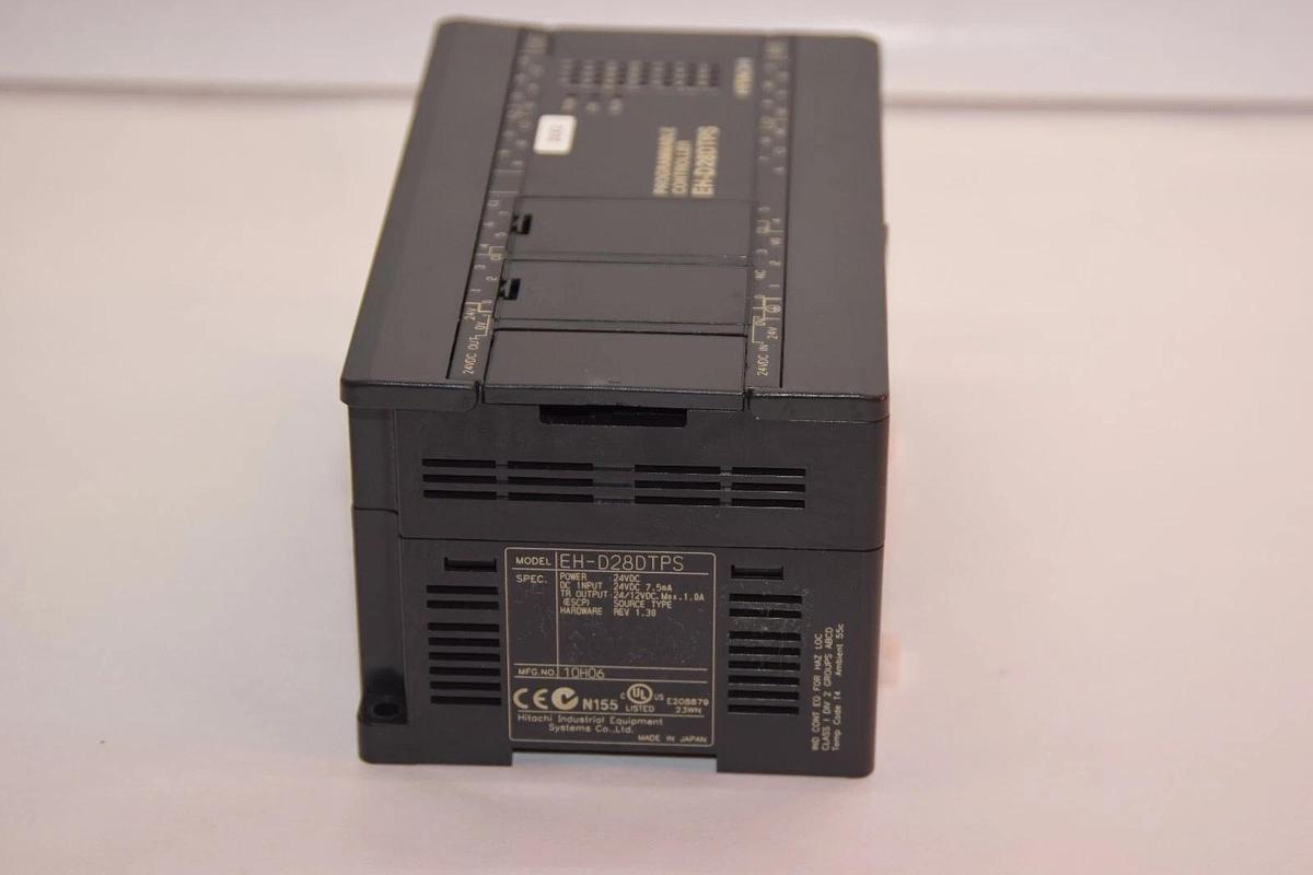 Used HITACHI EH-D28DTPS EHD28DTPS 24Vdc 7.5mA Programmable Controller