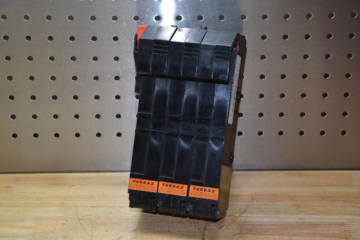 Used FERRAZ PSIII 20.127 PRE + MC.PS EO97294 PDFH1003FUHRWMA 125A FUSE HOLDER