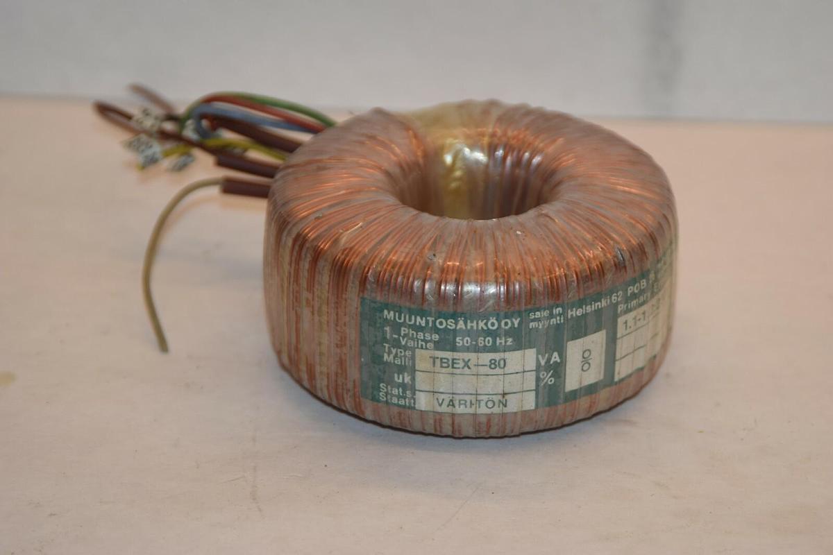Used MUUNTOSAHKOOY TBEX-80 1.1-1.2:220V Coil Transformer
